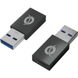 Conceptronic Adapter USB-C -> USB-A 3.0,2 StÃ¼ck